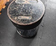 Dumbbell 32 kg gym equipment