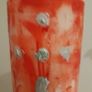 Antique Beeswax Vedic "Arjuna Chariots" Candle - "Arjuna and Chariots". Also tall Wax  Masonic Candle. Image 6