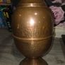 Large Vintage Copper Vase Image 8