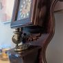 Vintage Style Wooden Wall Clock and Telephone Image 5