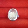 Vintage Sterling Silver with Clear Quartz Gem Image 2
