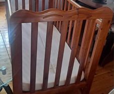 Wooden cot