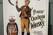 Cowans whiskey Tin Metal Sign