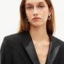Kooples dress  coat with leather  UK 10 . Like a new Image 2