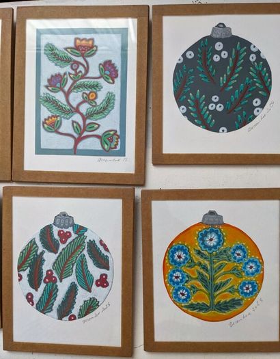 Mini handmade paintings for fundraising!