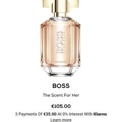 BOSS The Scent For Her Price Includes Postage Cost
