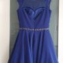 CHI CHI LONDON Royal blue embellished Sz 8 - Rrp 100 (New) Image 7