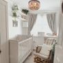 BRAND NEW Antique lime white round wooden beads living room bedroom dining cafe ceiling light Image 5