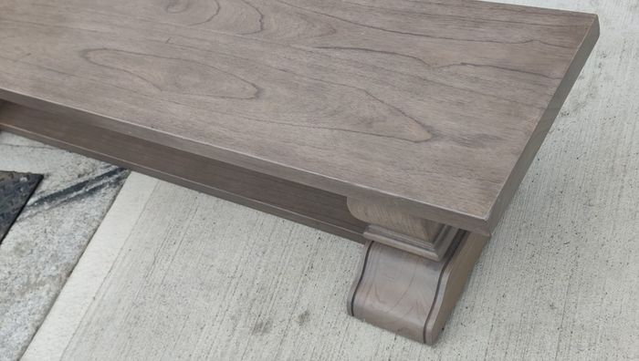 200cm Vintage Ash Dining Bench Rustic