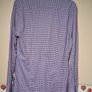 mens REISS shirt slim fit Size Small long sleeve 100% cotton white burgundy Image 8