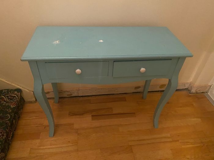 hall table with two drawers