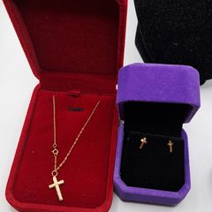 9ct  yellow gold set