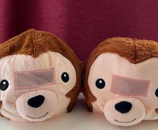 Bundle of Two Plush Head Monkey Masks