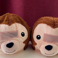 Bundle of Two Plush Head Monkey Masks