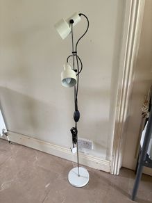 Retro vintage danish style floor lamp, c1960