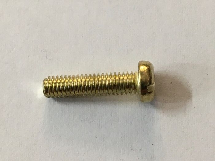 Brass Pan Head M4 x 16 mm Screws pack of 10