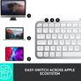 Logitech MX Keys Mini for Mac Minimalist Wireless Keyboard, Compact, Bluetooth, Backlit Keys, USB-C, Tactile Typing, Compatible with MacBook Pro, Macbook Air, iMac, iPad Image 5