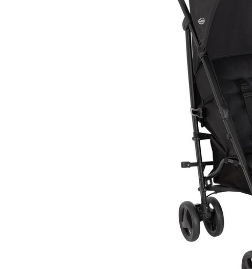 ultimate easy-to-use lightweight stroller at only 6.6kg for on-the-go families. Suitable from birth to approx. 3 years (15kg), Midnight fashion, Black