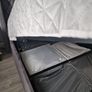 king size grey ottoman bed Image 4