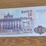 Pre Euro Spain Peseta Banknotes 1979 1980 series Image 4