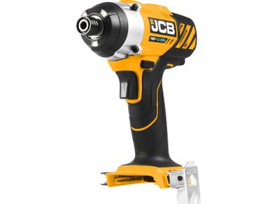 JCB 18V Cordless Impact Driver, 150Nm, 2.0Ah-5.0Ah Li-Ion Batteries, 1/4" Hex Quick Release Chuck