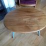 Ercol Oval 1960s Coffee Table Image 2