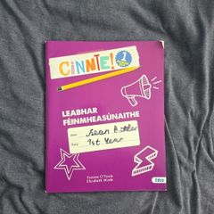 Cinnte! 1 Eagran Nua Leabhar Feinmheasunaithe (Workbook)