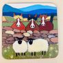 Silly Sheep Coasters x4 Image 5