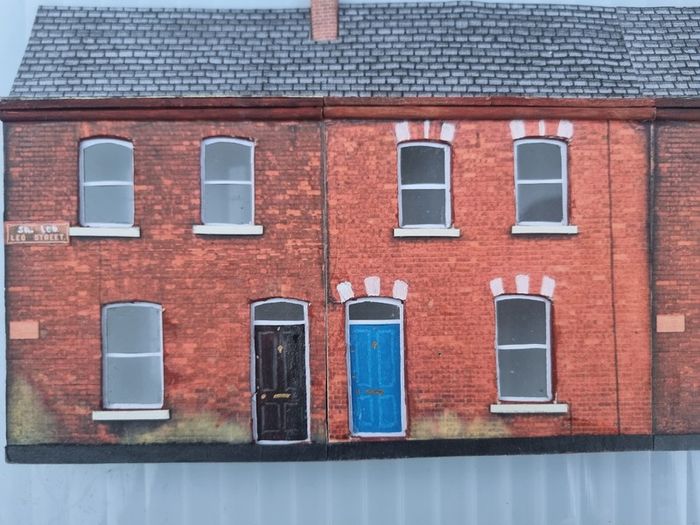 Irish redbrick terrace