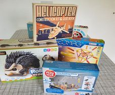 5 games 4 unused STEM games 1 board game