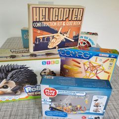 5 games 4 unused STEM games 1 board game