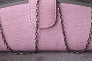 Clutch Bag with Chain .. Pink