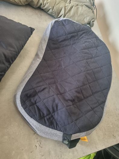 camping pillows and insulating boots