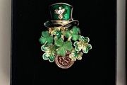 Shamrock Brooch