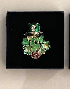 Shamrock Brooch