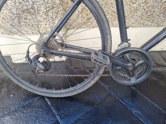 bike  giant front break fixing
