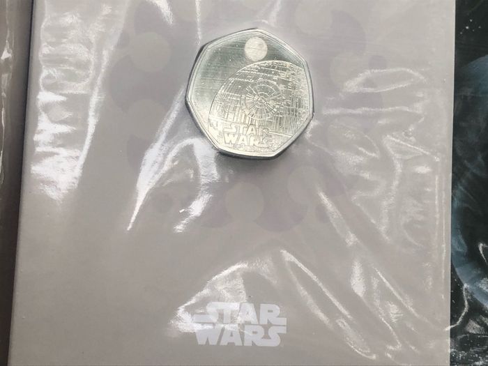 Royal Mint Limited Edition 2024 BU Star Wars 50p In Sealed Folder.