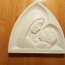 Beautiful Alabaster Image Of Virgin Mother And  Child By French Sculpture  R Gourdon Image 10