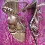 Brand New Nine West Gold shoes Image 2