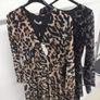 Leopard-print envelope dress Image 2