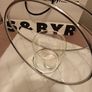 Chrome  contemporary candle holder Image 3