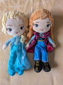 Elsa and Anna Plush Doll