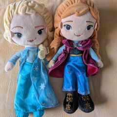 Elsa and Anna Plush Doll