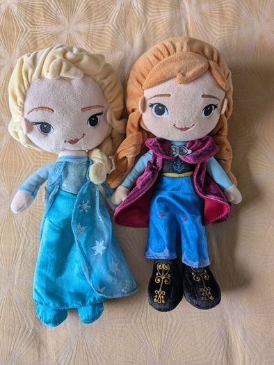 Elsa and Anna Plush Doll