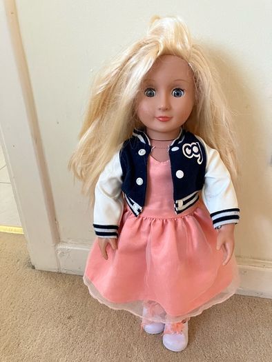 Our generation doll with dress, jacket and shoes