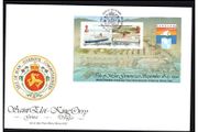 1992 Isle of Man Genova 92 International Stamp Exhibition Stamp Miniature Sheetlet First Day Cover (FDC)