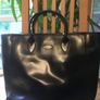 Vintage TEXIER Leather Briefcase Tote Bag Image 6