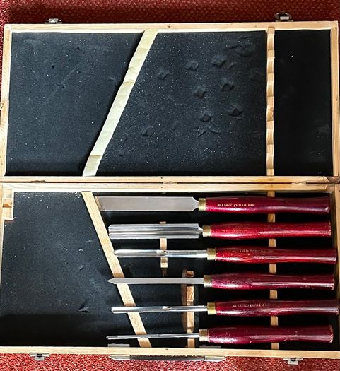 Record Woodturning complete Chisel set