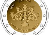 Latvia 2 Euro Commemorative Coin 2020 - Latgalian Ceramics. UNCIRCULATED