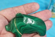 Genuine Malachite Carved Ani